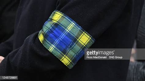 Doddie Weir tartan during a Doddie Weir Memorial service at Melrose ...