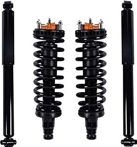 Amazon Peforway Front Rear Struts Shock Absorbers Coil Spring