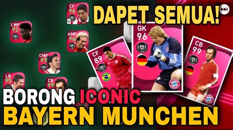 1100 COIN GW DAPET SEMUA ICONIC MOMENT FC BAYERN MUNCHEN EFOOTBALL PES