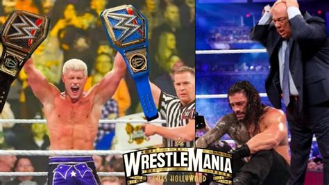 Spoiler Cody Rhodes Winning Undisputed Championship At Wrestlemania