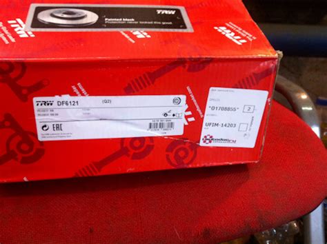 DF6121 Тормозной диск для CITROËN, PEUGEOT TRW | Запчасти на DRIVE2