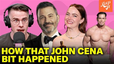 Oscars Recap From An Insider John Cena Naked Bit Explained More Tea