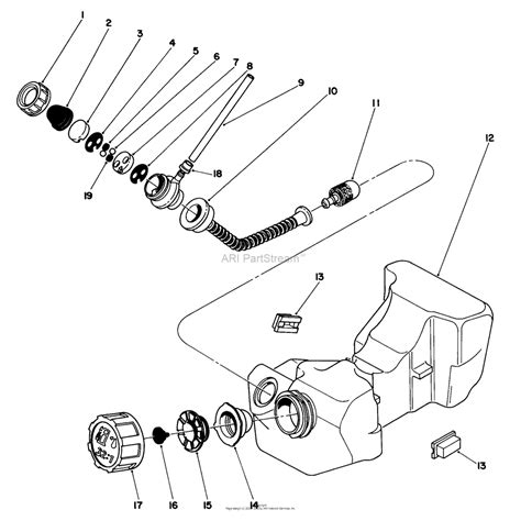 Toro Professional 51650 Tc 3100 Gas Trimmer 1988 Sn 8000001 8999999 Parts Diagram For Fuel