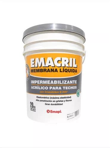 Membrana Liquida Emacril Kg En Venta En Alta Gracia C Rdoba Por S Lo