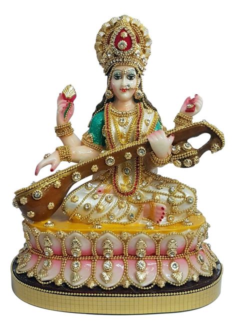 Polyresin Saraswati Ji Statue, Home at Rs 599 in Hooghly | ID: 22734656633