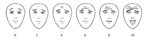 Printable Pain Face Chart