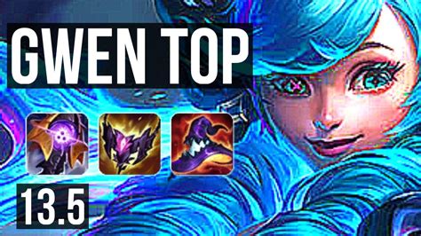 Gwen Vs Sion Top Godlike Games Kr Grandmaster Youtube