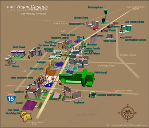 Las Vegas NV Tourist Map - Las Vegas • mappery