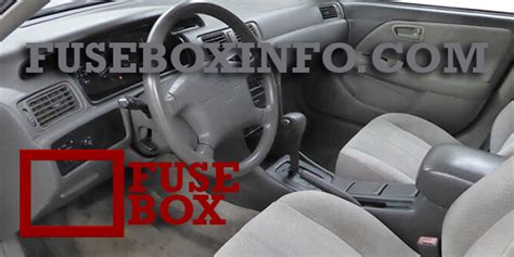 Toyota Camry Fuse Box Fuse Box Info Location Diagram