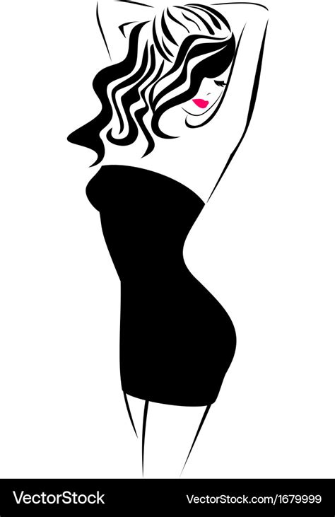 Fashion icon girl Royalty Free Vector Image - VectorStock