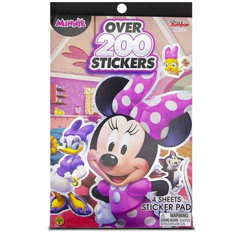 Buy DisneyMinnie Mouse Bowtique Sticker Pad Over 200 Stickers Online at ...