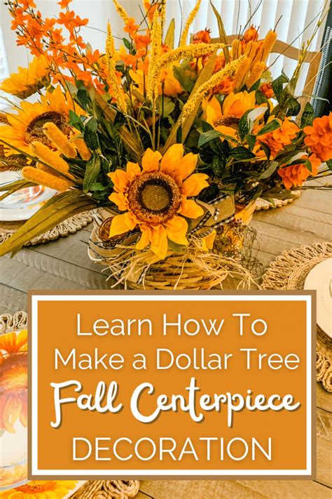 Dollar Tree Fall Centerpiece ‣ BEE INSPIRED MARKET