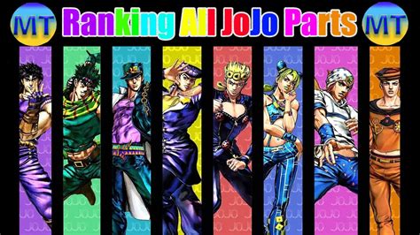 Ranking All Jojo Parts 1 8 Jojos Bizarre Adventure Youtube