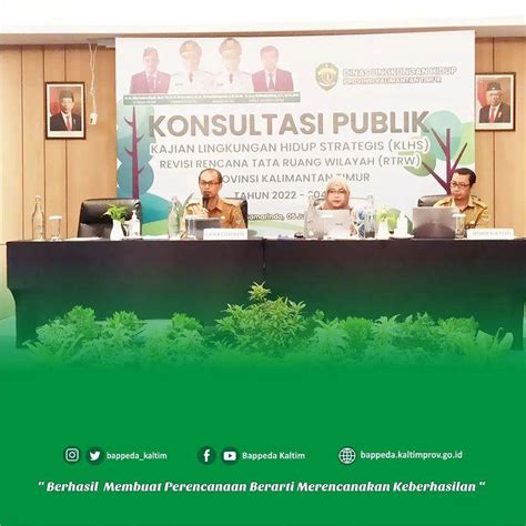 Konsultasi Publik Penyusunan Kajian Lingkungan Hidup Strategis Klhs