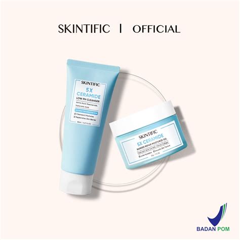 Jual SKINTIFIC 2pcs Set 5X Ceramide Low PH Cleanser 80g Facial Wash