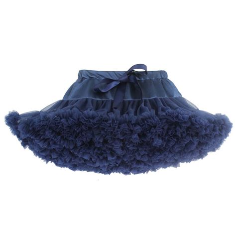 Ripley FALDA PRINCESA FLUFFY CHIFFON PETTI SKIRT AZUL MARINO