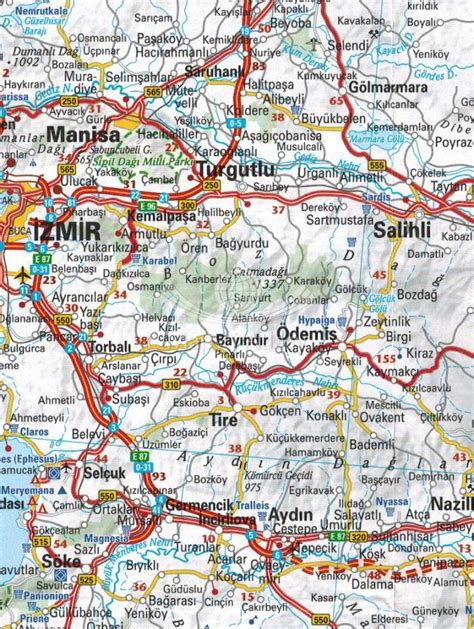 TURCJA MAPA SKŁADANA SAMOCHODOWA 758 MICHELIN