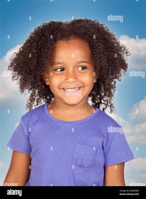 Beautiful African child with a beautiful smile Stock Photo - Alamy