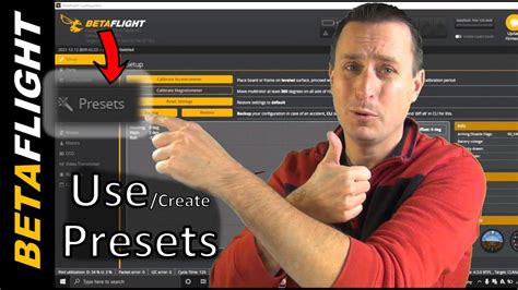 Using Betaflight Presets TIPs On Creating Presets YouTube