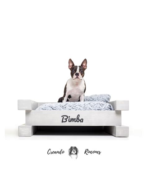 Cama Perro Madera Personalizada Migu Mascotas