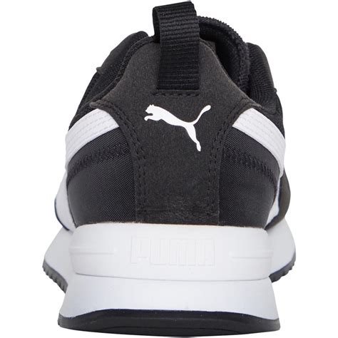 Buy Puma Mens R78 Trainers Puma Black/Puma White