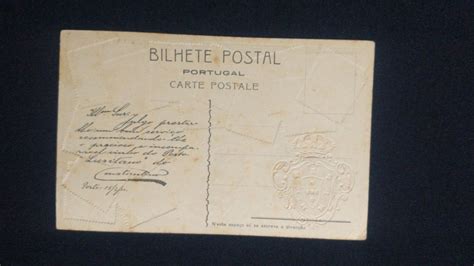 Antigo Cartão Postal Chamado De Bilhete Postal De Portugal Na