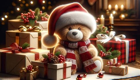 Premium Photo Cute Teddy Bear With Gift Boxes