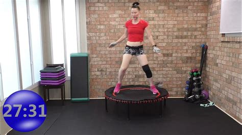 Rebounder Cardio Bounce And Lower Body Sculpt Workout💥 Mini Trampoline Routine 💥 Low Impact Youtube