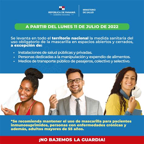 Ministerio de Salud de Panamá on Twitter A partir del lunes 11 de