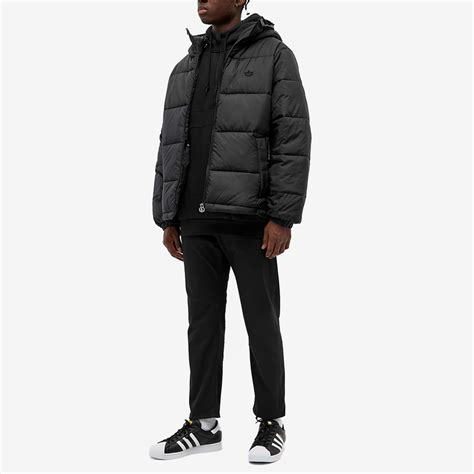 Adidas Padded Hooded Puffer Jacket Black End Hk