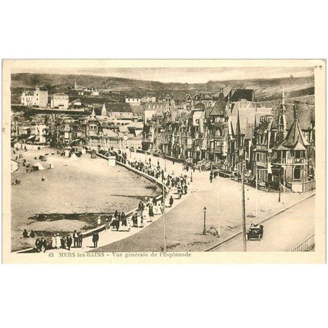 Carte Postale Ancienne Mers Les Bains L Esplanade Vue G N Rale