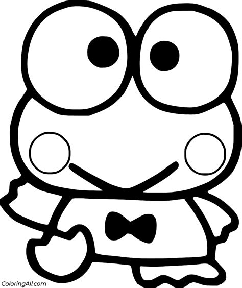 Keroppi Coloring Pages 35 Free Printables Coloringall