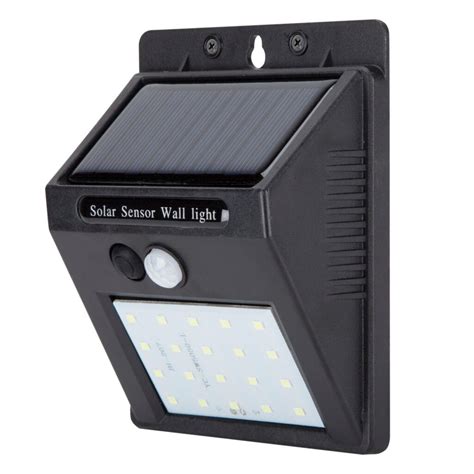 20 LED Solar Sensor Wall Light - Object