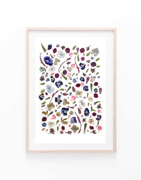 Pressed Flowers Wall Art Instant Download Floral Photography Fo Boho ...