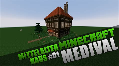 Minecraft Tutorial Mittelalter Haus Schneiderei Fachwerkhaus