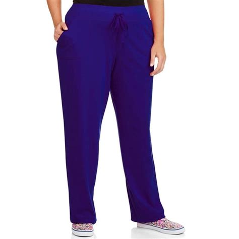 Danskin Now Womens Plus Size Relaxed Pants With Drawstring