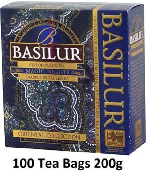 Чай Basilur Magic Nights 100 пакетиков (Базилур Волшебные ночи) Шри ...