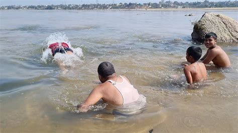 Swiming On River Nadi Me Masti Vlogs Youtube