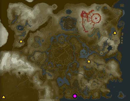 Maps and Locations | Hyrule Map | Zelda: Breath of the Wild (BotW)｜Game8