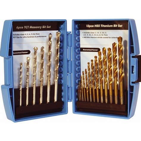 HSS Titanium TCT Masonry Drill Bit Set Toolstation