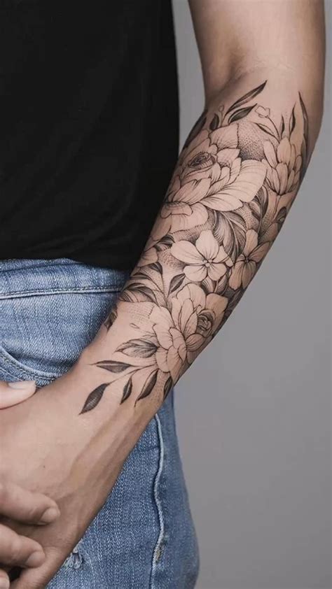 Floral Half Sleeve Artofit