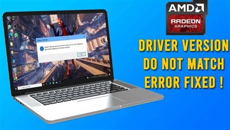 Amd Radeon Software And Driver Versions Do Not Match Error Fixed