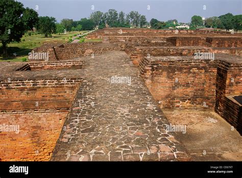 Aerial View Monasteries Nalanda University Hi Res Stock Photography And