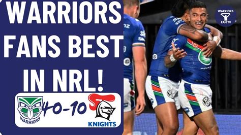 NZ Warriors Vs Newcastle Knights 2023 Finals Week 2 Warriors Fan Best