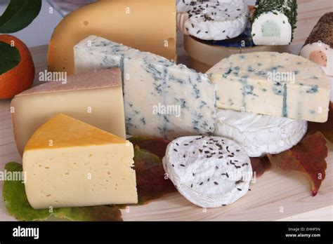 many cheese kinds Stock Photo - Alamy