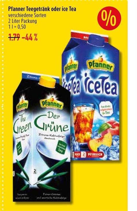 Pfanner Eistee Angebot Bei EDEKA