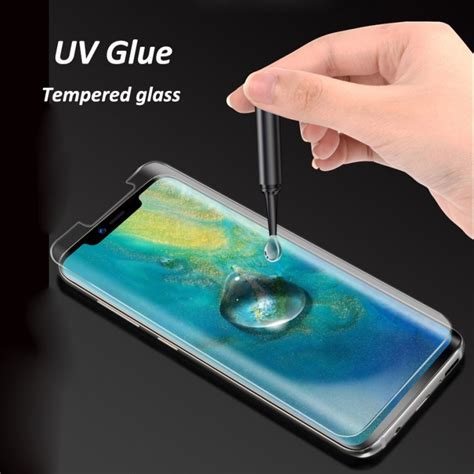 3d защитное стекло UV Liquid Curved Full Glue Full Screen Tempered ...