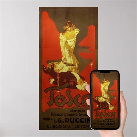 Tosca Opera Poster | Zazzle