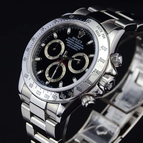 Buy Used Rolex Daytona 116520 • Service History • Black Dial