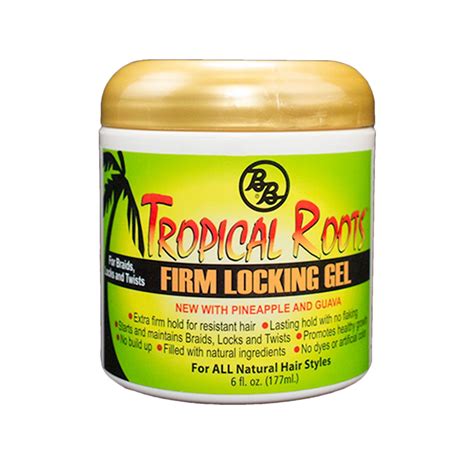 Bronner Brothers Tropical Roots Firm Locking Gel 6 Ozpack Of 2